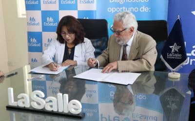 Universidad La Salle firma convenio con Essalud para implementar el Programa Prevenir en beneficio de su comunidad universitaria